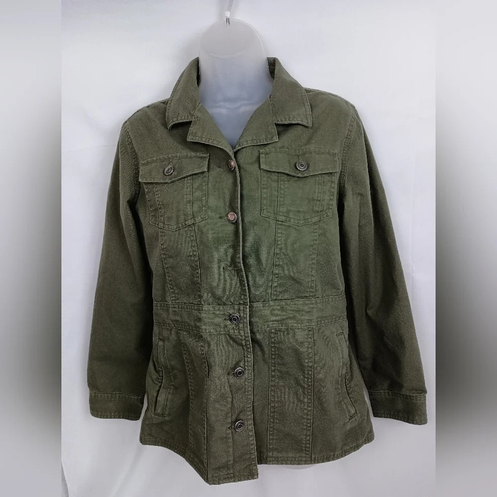 Olive Green Utility Chore DULUTH TRADING Women's‎ Jacket (#1,377)